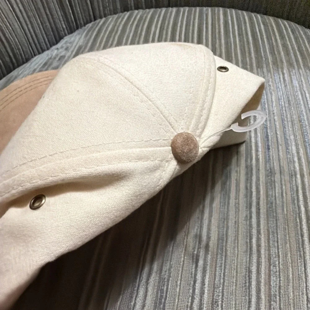 Cap Cracker Barrel Strapback Hat Baseball Lt Tan Leather Brim JJ Of Dallas VTG